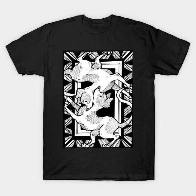 Aztek Dogs T-Shirt by Elspeth Rose Design